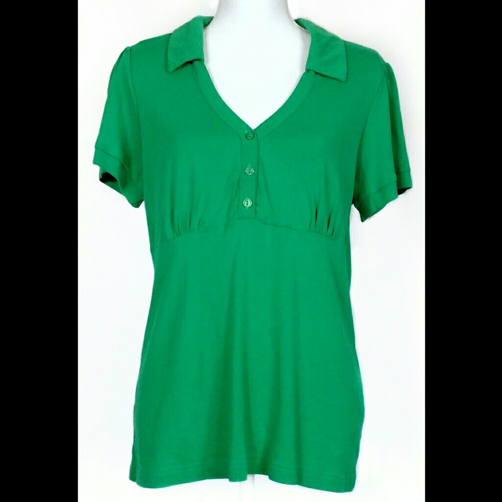 Derek Heart Plus short sleeve Polo Shirt size 1x